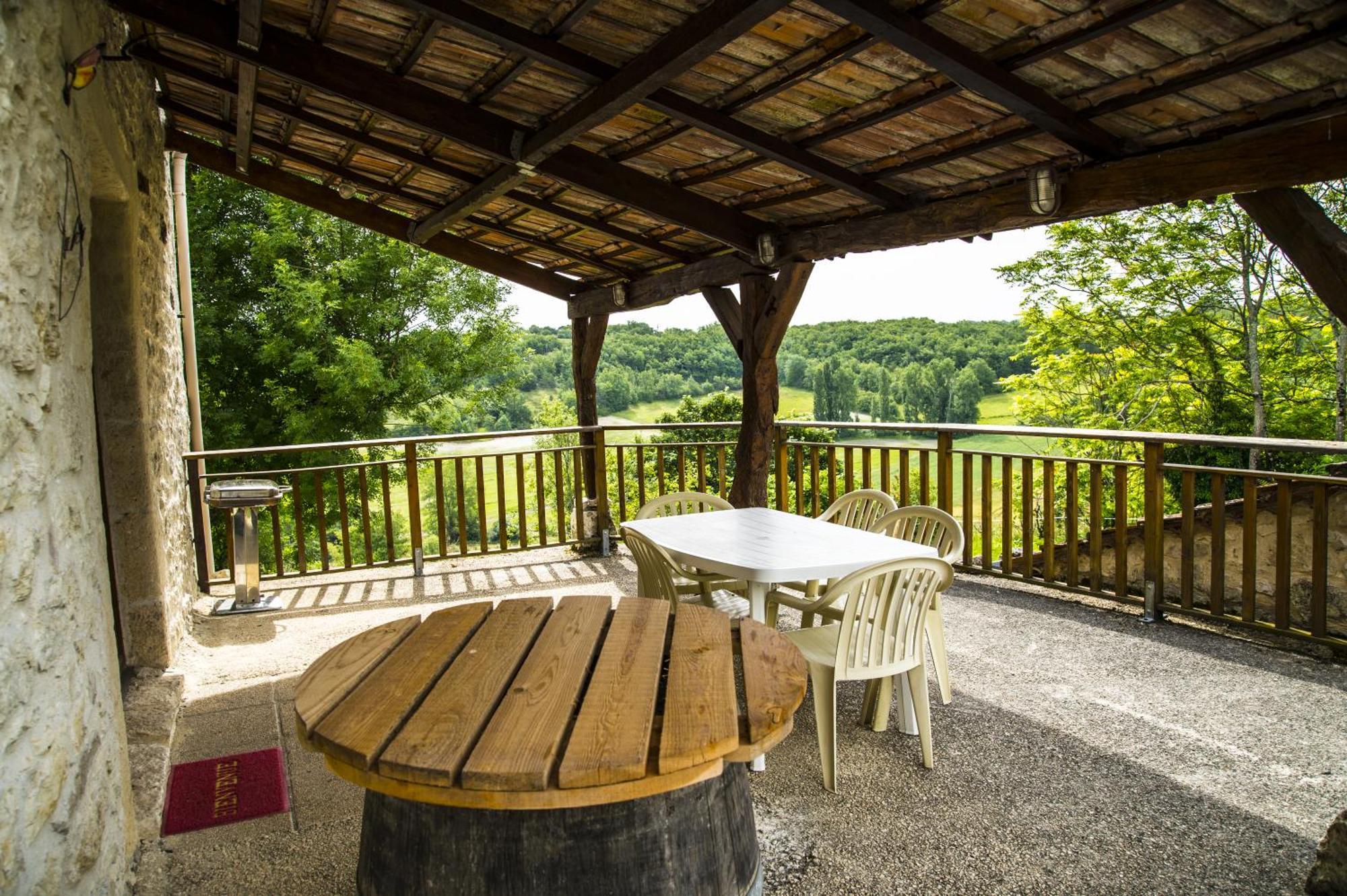 Maison de vacances Le Mas des papillons Fargues  Extérieur photo