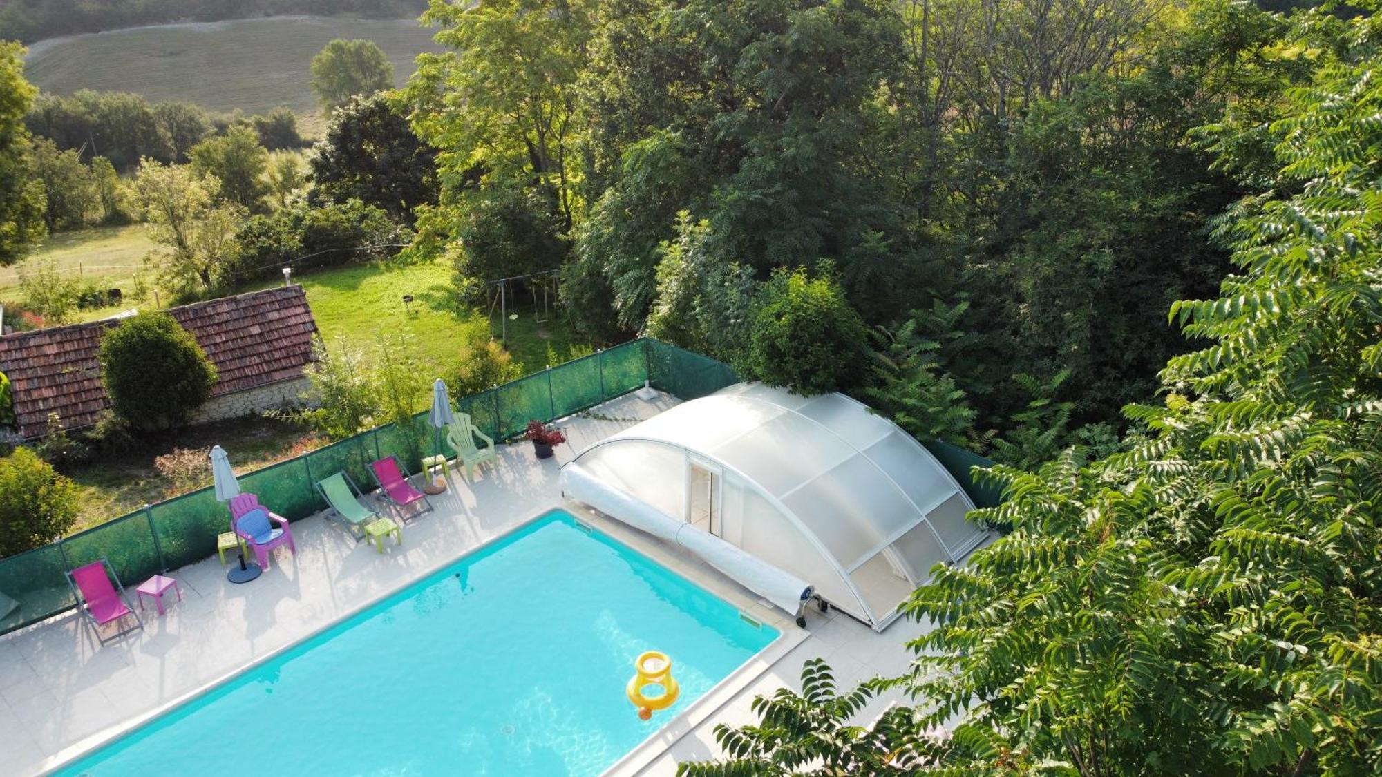 Maison de vacances Le Mas des papillons Fargues  Extérieur photo